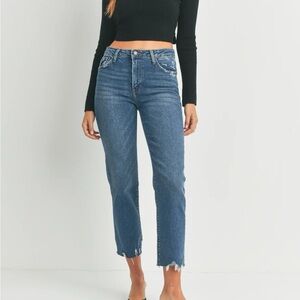 Just Black Denim The Vintage Straight Jeans